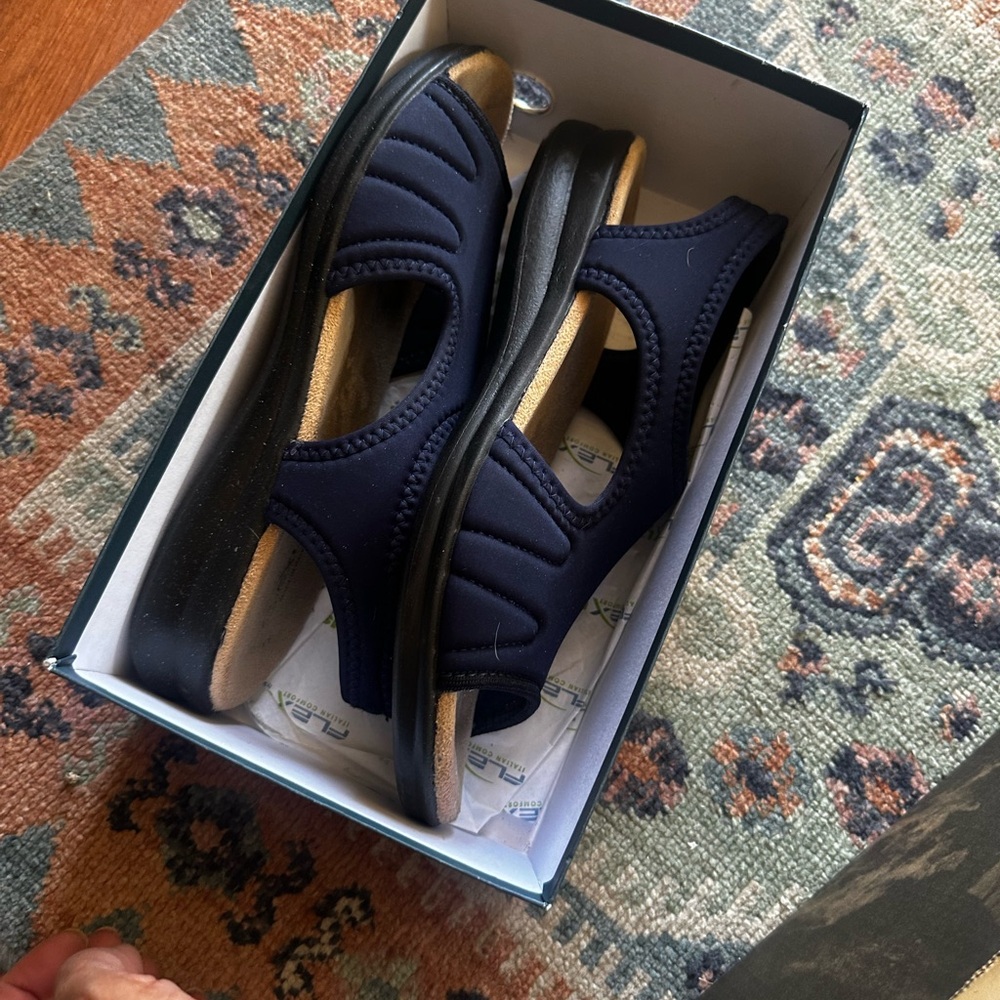 Spring Step Flexus Navy Sandals - image 3